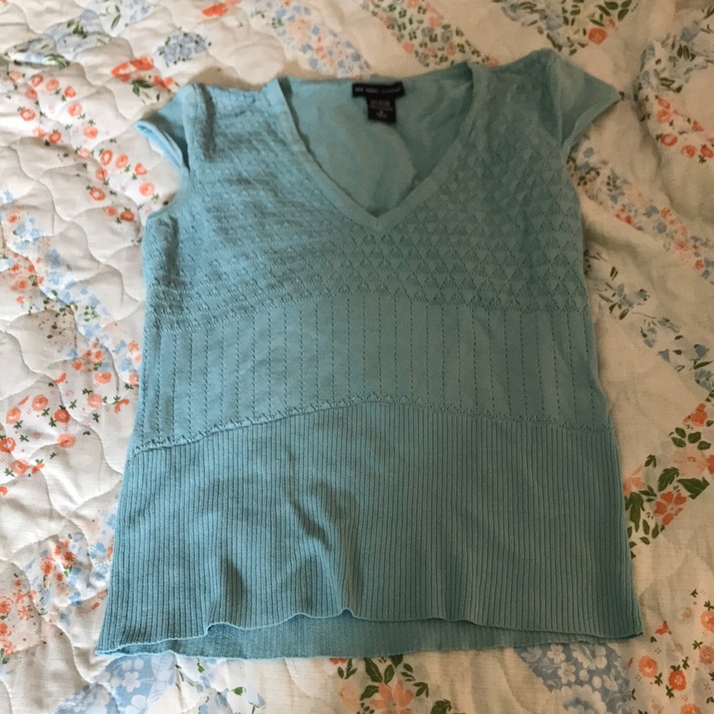 turquoise vest